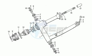 850 T5 Polizia - CC - PA - NC Polizia/CC/PA/NC drawing Swing arm