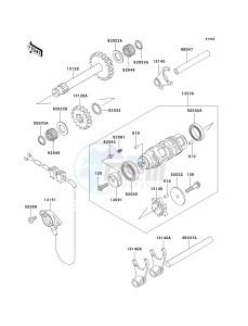 KEF 300 B [LAKOTA SPORT] (B1-B3) [LAKOTA 300 SPORT] drawing GEAR CHANGE DRUM_SHIFT FORK-- S- -