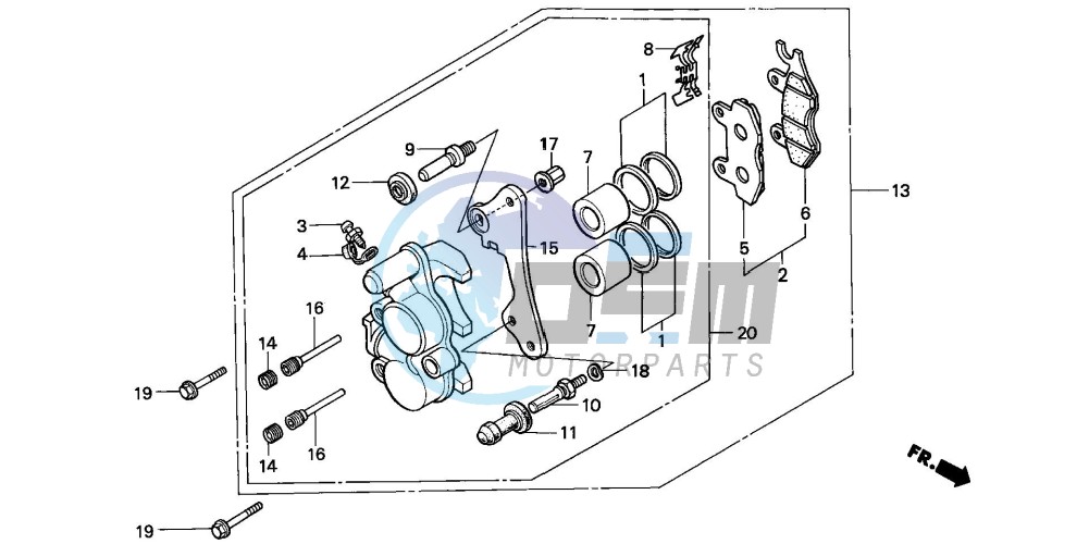 FRONT BRAKE CALIPER