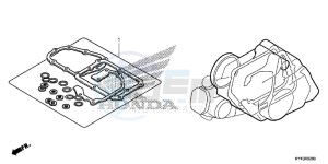 CRF110FD CRF110F Europe Direct - (ED) drawing GASKET KIT B