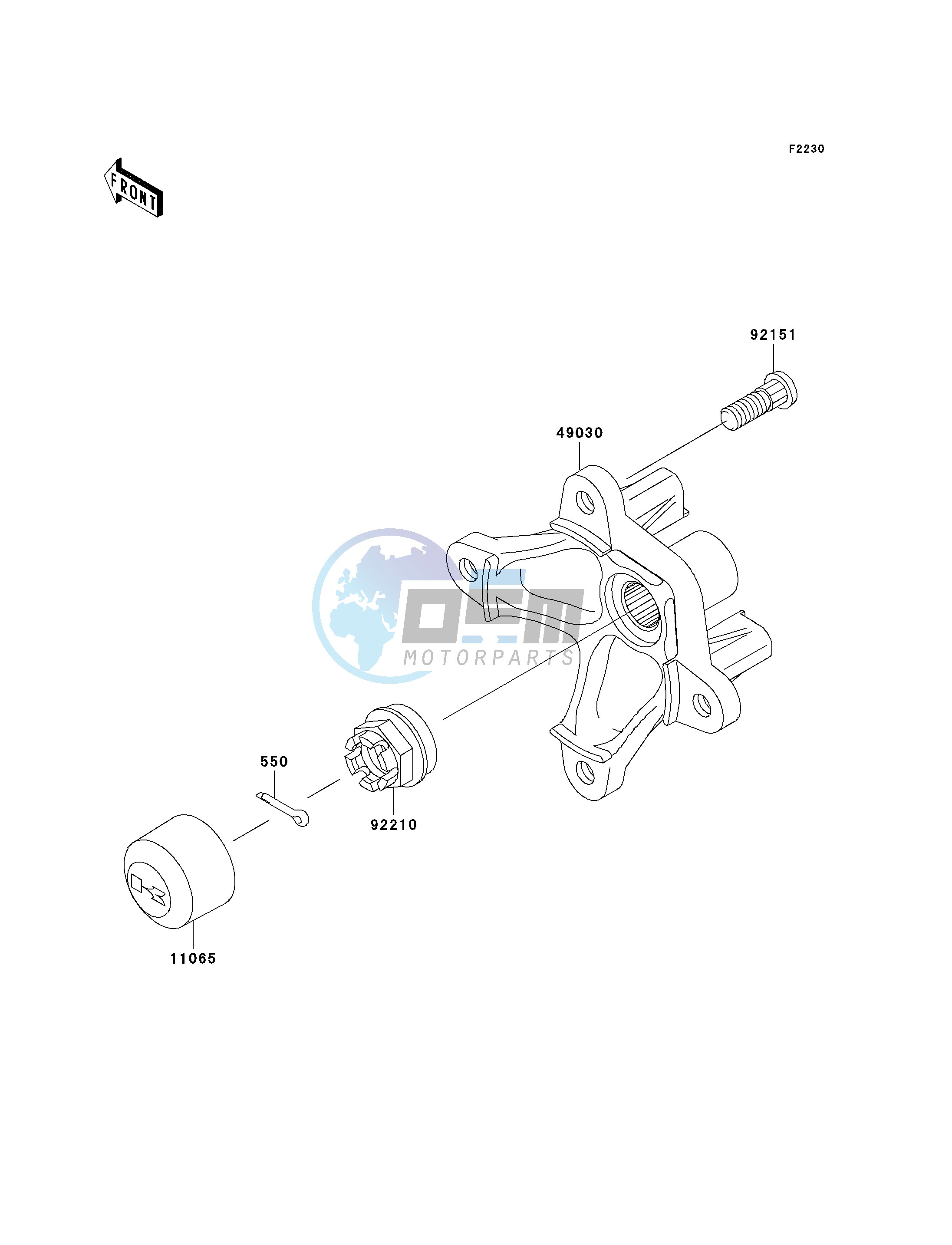 FRONT HUB