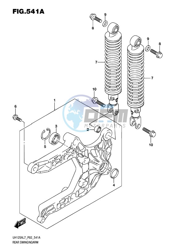 REAR SWINGINGARM