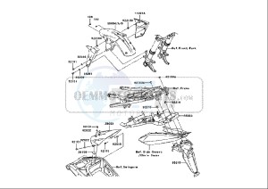 ZX-10R NINJA - 1000 cc (EU) drawing FENDER