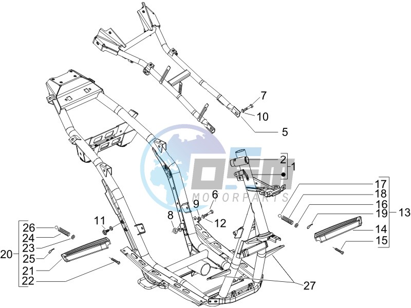 Frame bodywork