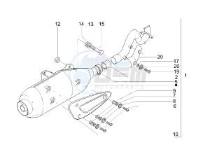 Runner VX 4T 125 drawing Silencer