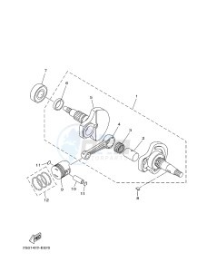 TT-R110E (5B6P 5B6R 5B6S 5B6S) drawing CRANKSHAFT & PISTON