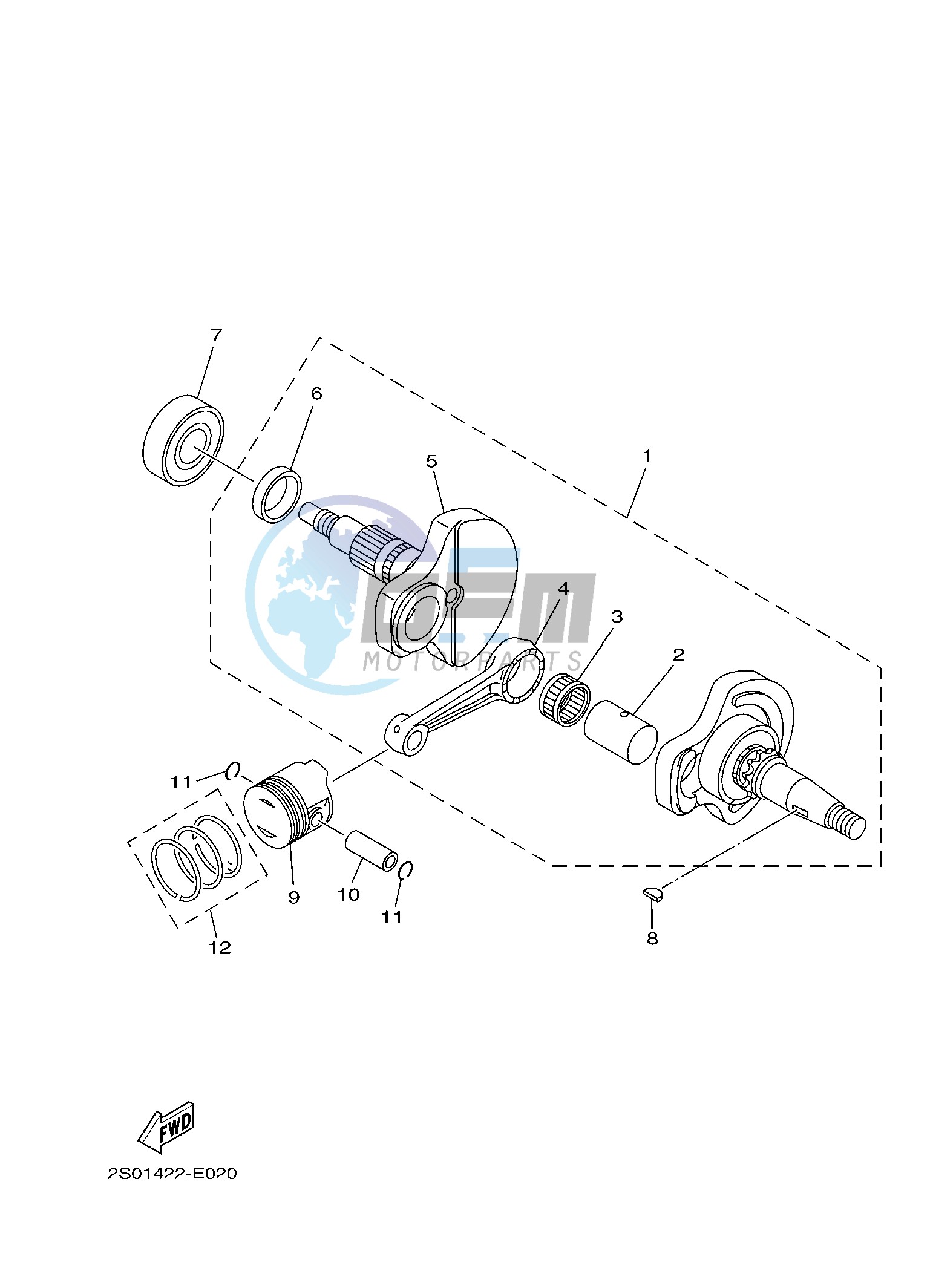 CRANKSHAFT & PISTON