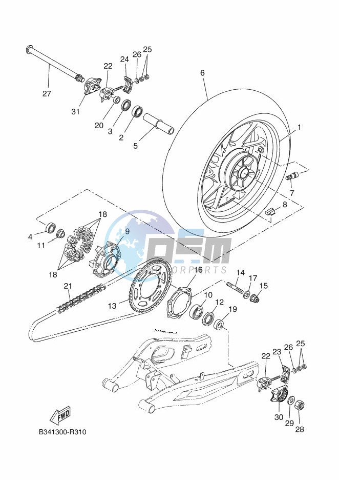 REAR WHEEL