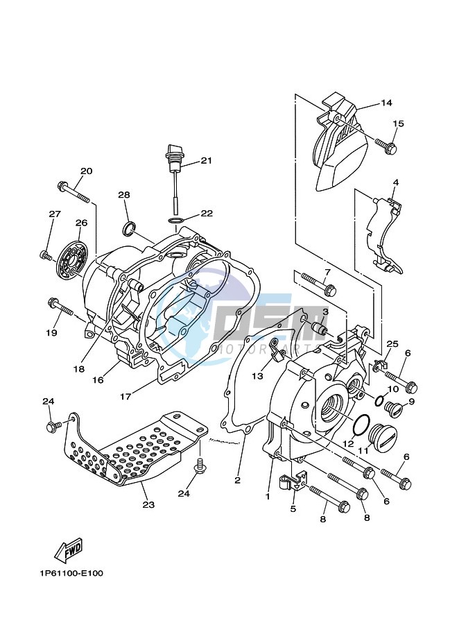 CRANKCASE COVER 1