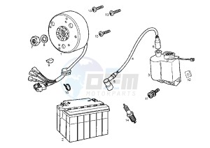 SENDA R DRD RACING LTD - 50 cc drawing FLYWHEEL MAGNETO