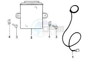 ELYSEO - 50 cc drawing ELECTRONIC ANTITHEFT