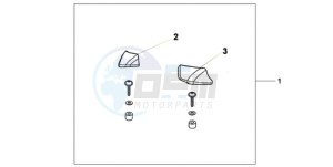 CBF10009 Ireland - (EK) drawing PILLION ARM REST SET