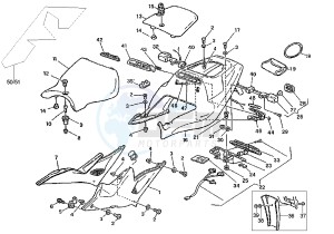 MITO EVOL.125 drawing REAR BODY