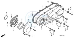 FES1259 France - (F / CMF 2F) drawing LEFT CRANKCASE COVER