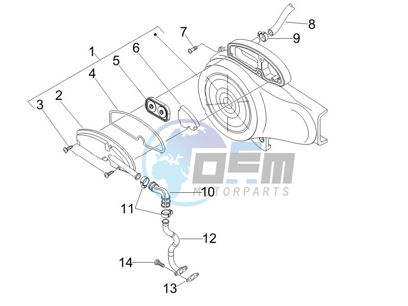 Secondary air box