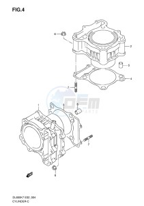 DL650 ABS V-STROM EU-UK drawing CYLINDER