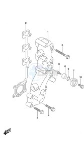 DF 30A drawing Exhaust Manifold