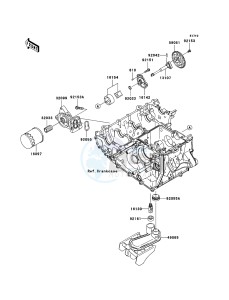 NINJA ZX-10R ZX1000D6F FR GB XX (EU ME A(FRICA) drawing Oil Pump