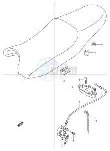 GSF600 (E2) Bandit drawing SEAT