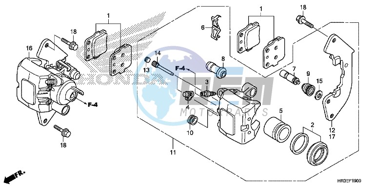 FRONT BRAKE CALIPER