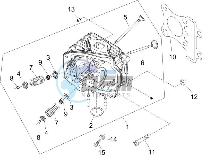 Cilinder head unit - Valve