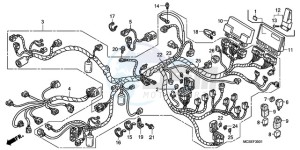 ST1300A9 ED / ABS MME drawing WIRE HARNESS (ST1300A)