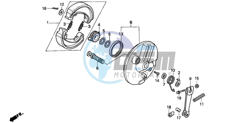 FRONT BRAKE PANEL