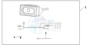 NT700VAA France - (F / ABS) drawing FRONT SPEAKER SET