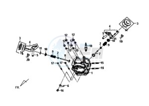 TONIK 50CC drawing CYLINDER HEAD CPL