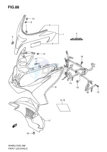 AN400 ABS BURGMAN EU drawing FRONT LEG SHIELD