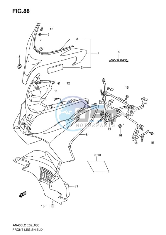 FRONT LEG SHIELD