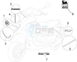 Fly 50 2t drawing Plates - Emblems