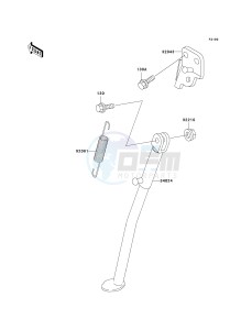 KDX 200 H [KDX200] (H6-H9) [KDX200] drawing STAND-- S- -