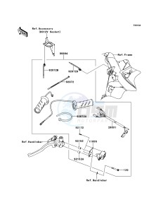 VERSYS KLE650CDF XX (EU ME A(FRICA) drawing Accessory(Grip Heater)