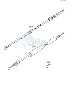 KX 125 F [KX125] (F1) [KX125] drawing CABLES