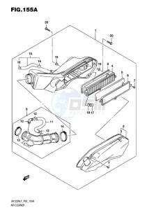 UH125 ABS BURGMAN EU drawing AIR CLEANER