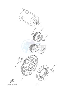 YXM700E YXM700PHE VIKING EPS HUNTER (1XPB) drawing STARTER CLUTCH