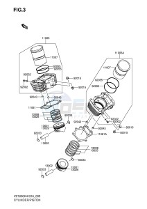 VZ1600 (E24) drawing CYLINDER PISTON