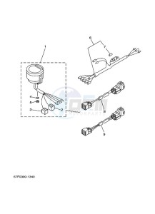 F80A drawing SPEEDOMETER