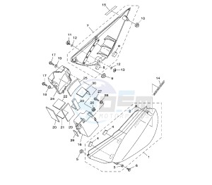 TT R E/LE 125 drawing SIDE COVER