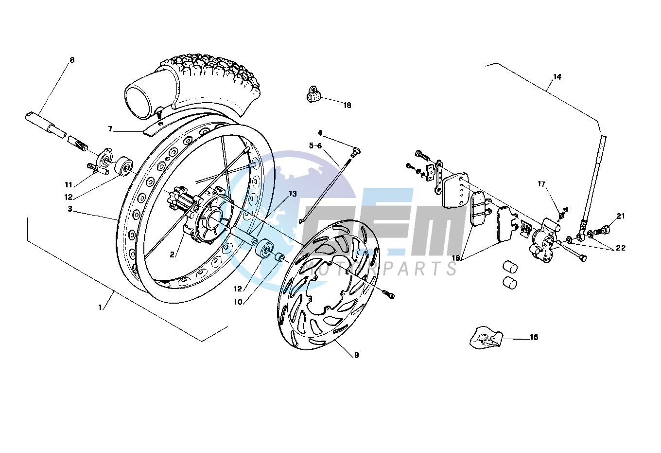 Front wheel