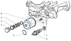 Liberty 125 la poste drawing Oil Filter