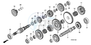 TRX420FEA Europe Direct - (ED / 2ED 4WD) drawing TRANSMISSION