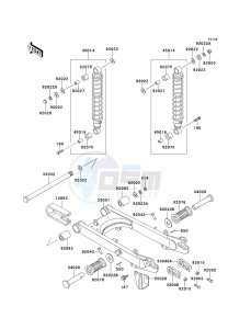 KE 100 B [KE100] (B16-B20) [KE100] drawing SWINGARM_SHOCK ABSORBER