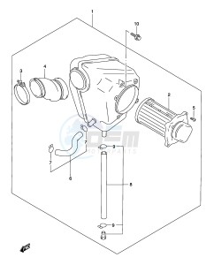 GZ250 (P19) drawing AIR CLEANER