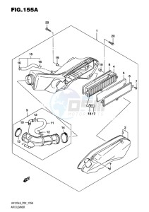 UH125 ABS BURGMAN EU drawing AIR CLEANER