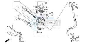 SFX50MM drawing FR. BRAKE MASTER CYLINDER (2)