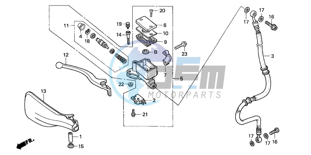 FR. BRAKE MASTER CYLINDER (2)