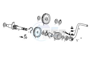 SENDA R X-TREM EU2 - 50 cc drawing STARTING SHAFT