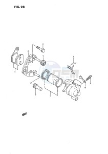 RM80 (E24) drawing FRONT CALIPER